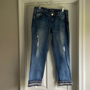 Democracy Cropped Jeans 4 Decorative Cuff